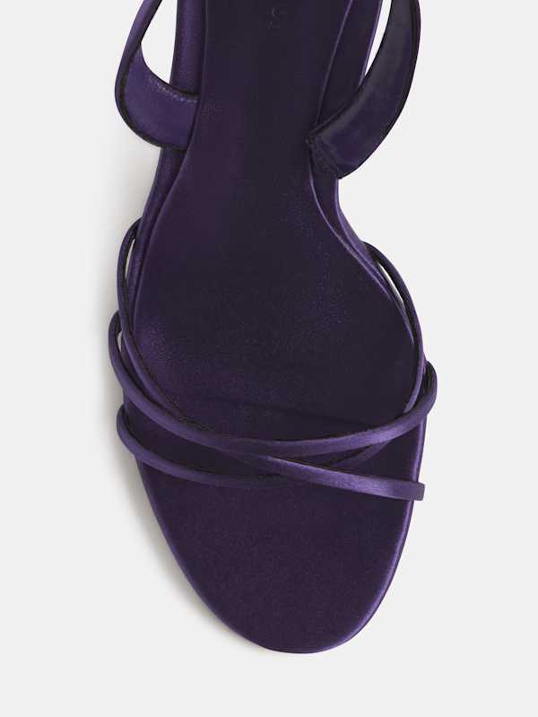 Nash Heeled Sandal - Regal Satin