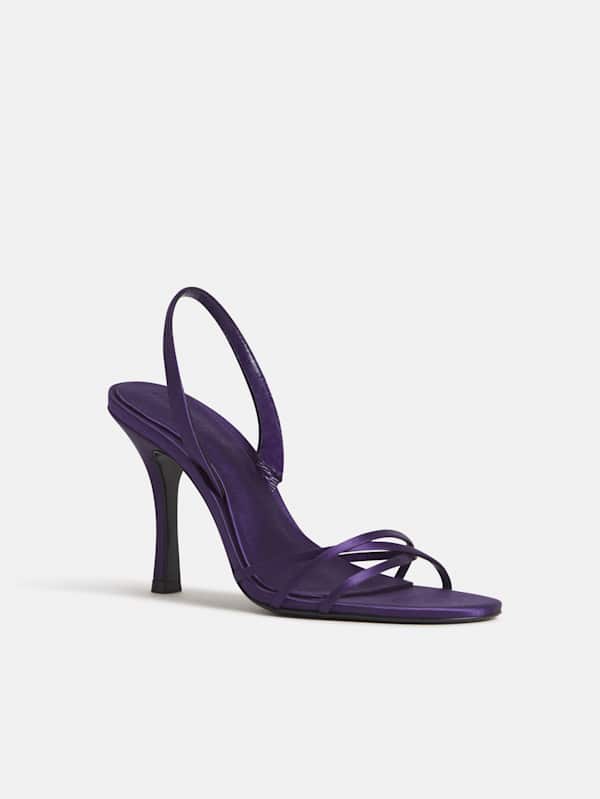 Nash Heeled Sandal - Regal Satin