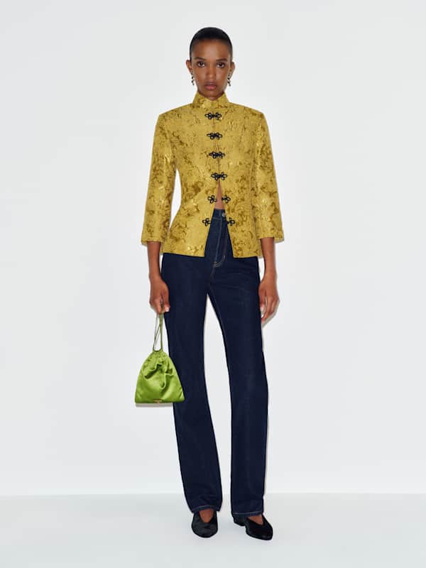 Eleanor Jacket - Citrine Jacquard