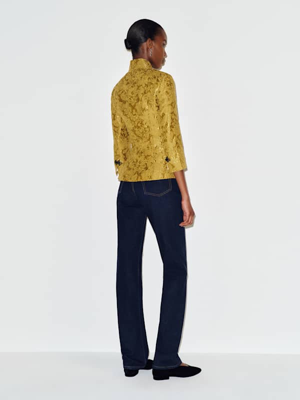 Eleanor Jacket - Citrine Jacquard