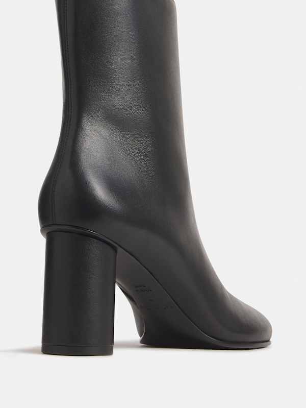 Phadra Ankle Boot - Black Leather