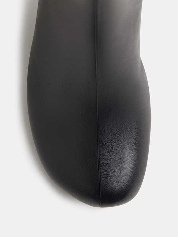 Phadra Ankle Boot - Black Leather