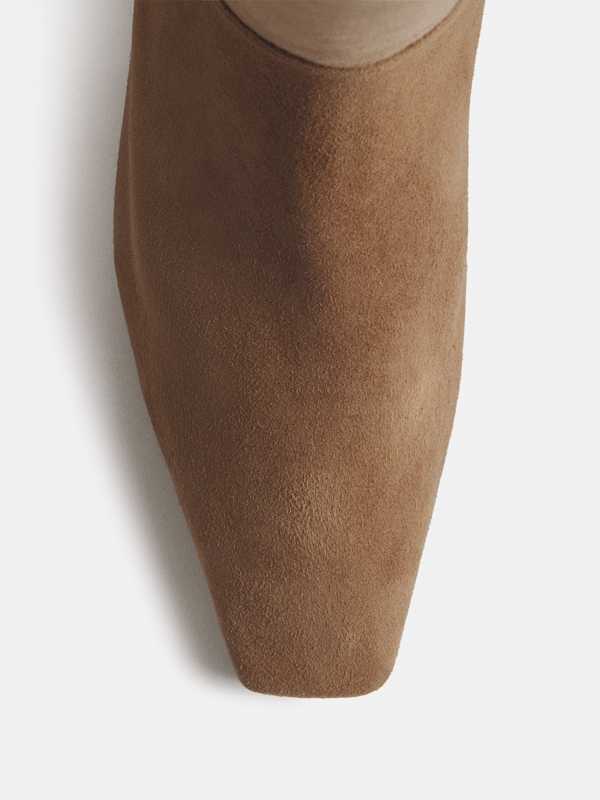 Remy Flat Knee Boot - Farro Suede