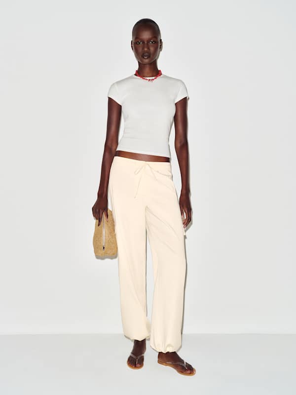 Pantalon treillis Sawyer - Cr&egrave;me
