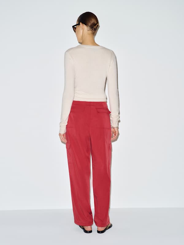 Sawyer Cargo Pant - Red