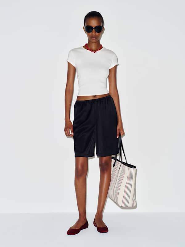 Sandy Satin Short - Black