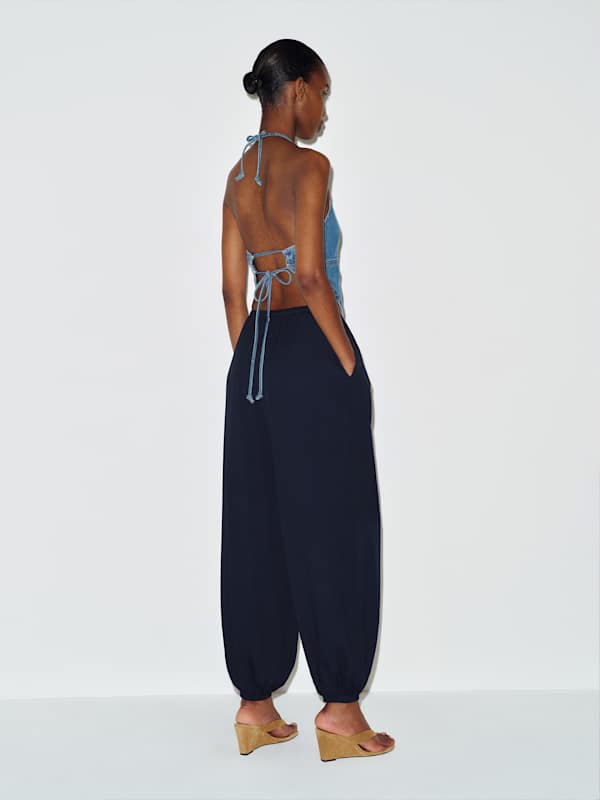 Aven Crepe Pant - Midnight