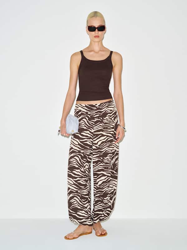 Aven Crepe Pant - Stampede