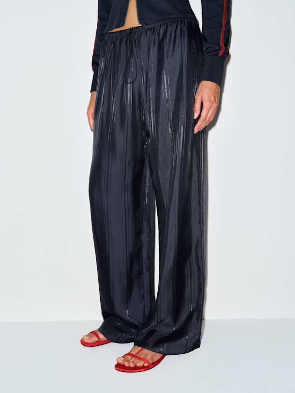Aitana Pant - Navy Stripe