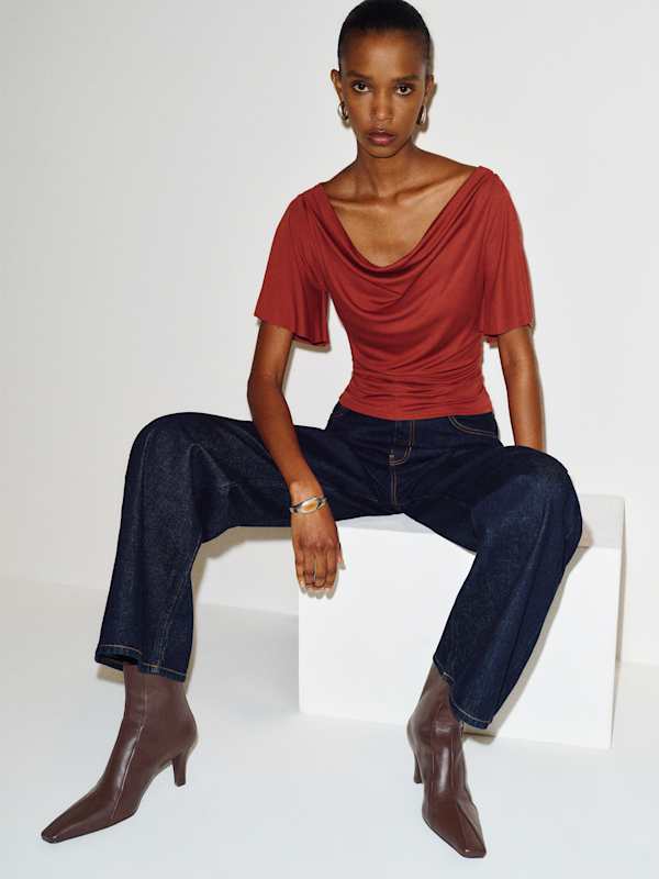 Jeanne Ankle Boot - Espresso Leather