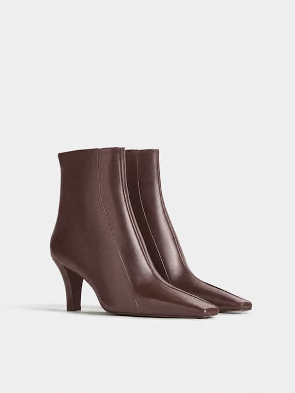Jeanne Ankle Boot - Espresso Leather