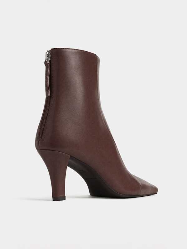 Jeanne Ankle Boot - Espresso Leather