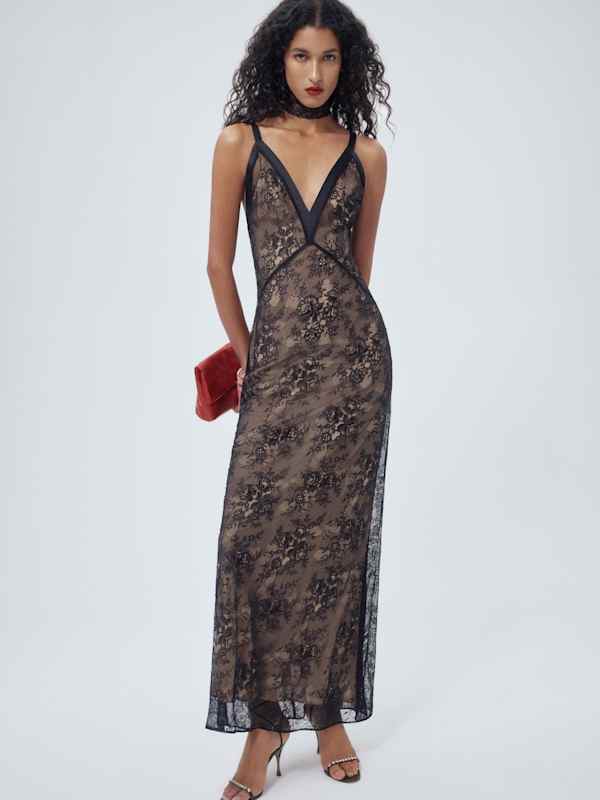 Ciera Dress - Obsidian Lace