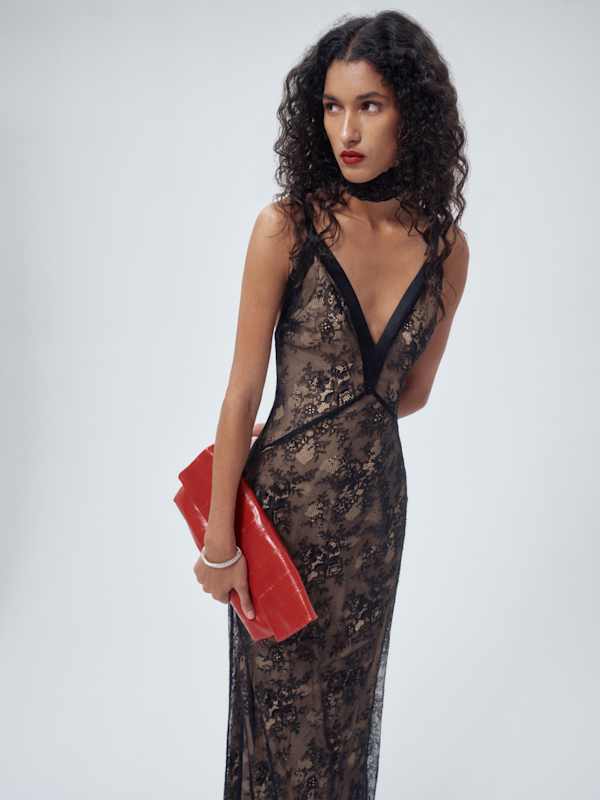 Ciera Dress - Obsidian Lace