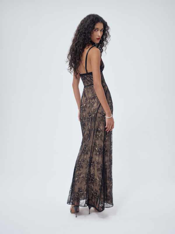 Ciera Dress - Obsidian Lace