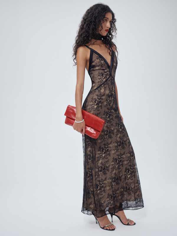 Ciera Dress - Obsidian Lace