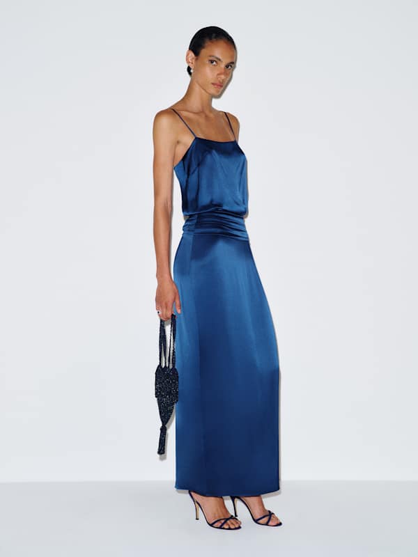 Ofelia Silk Dress - Caspian