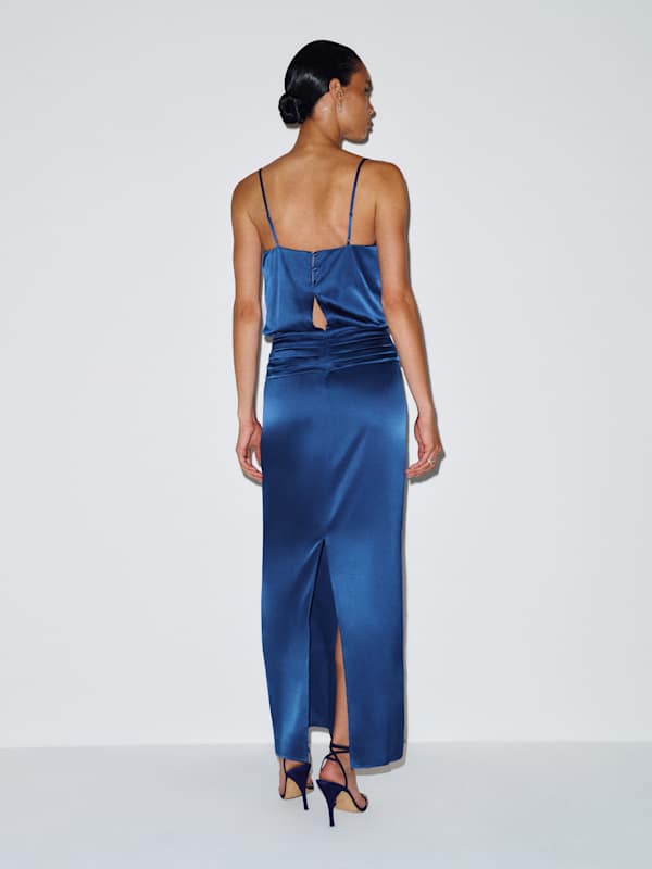 Ofelia Silk Dress - Caspian