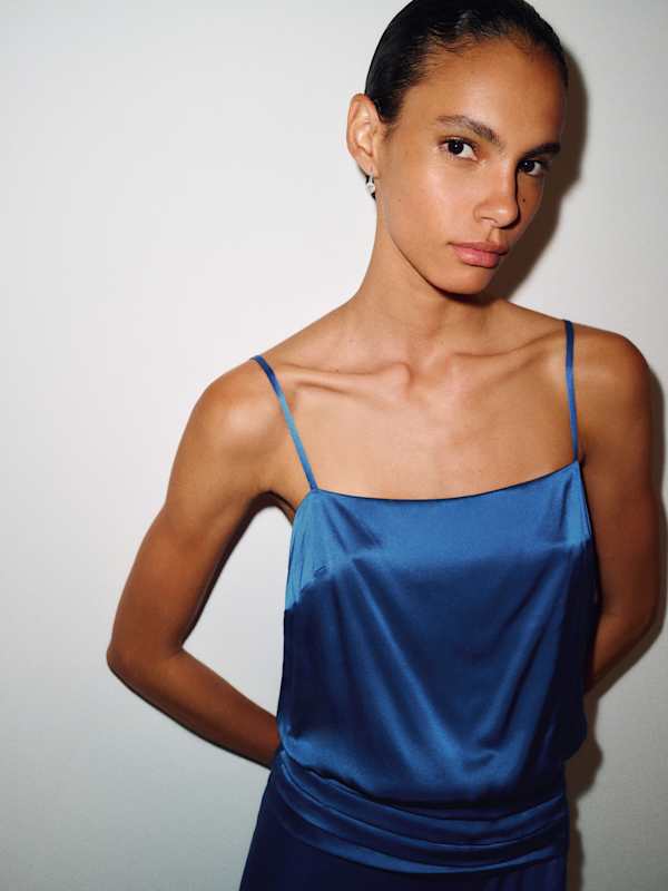 Ofelia Silk Dress - Caspian