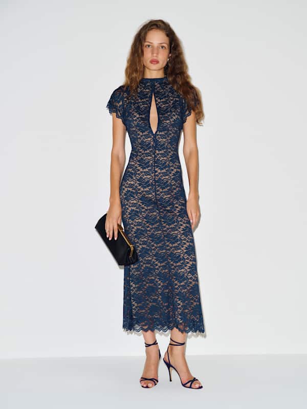 Yessica Dress - Navy