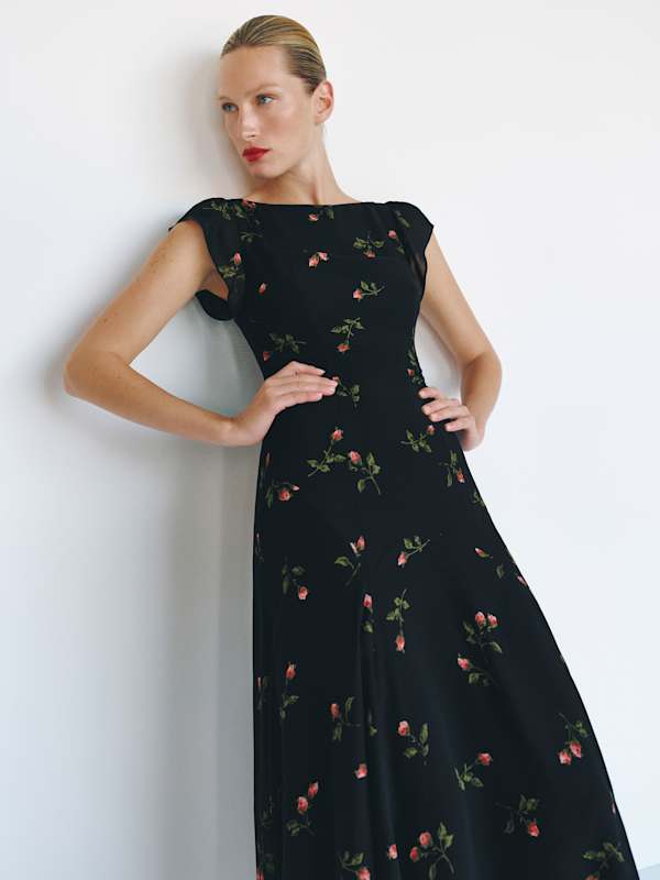 Maelani Dress - Evening Roses