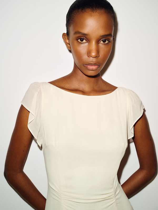 Maelani Dress - Fior Di Latte