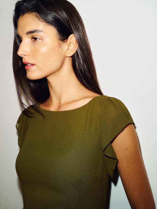 Maelani Dress - Moss Garden