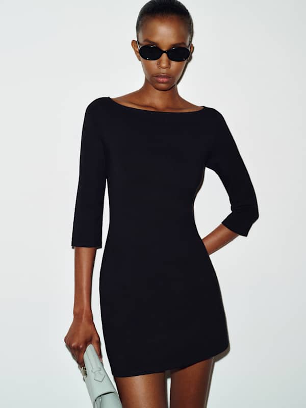 Marceline Knit Dress - Black