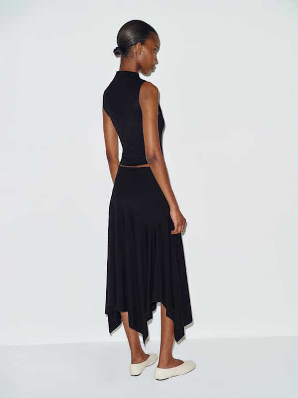 Flora Knit Two Piece - Black