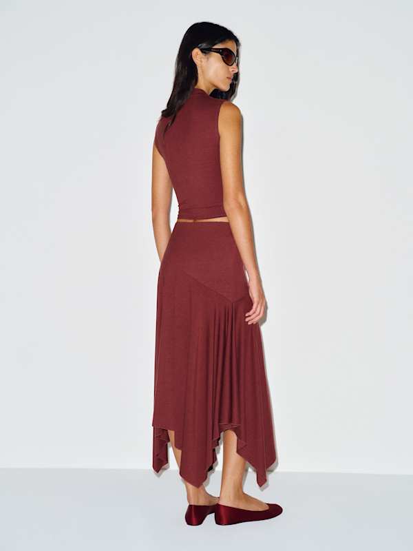 Flora Knit Two Piece - Chianti