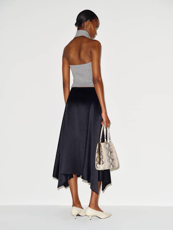 Mccall Silk Skirt - Black