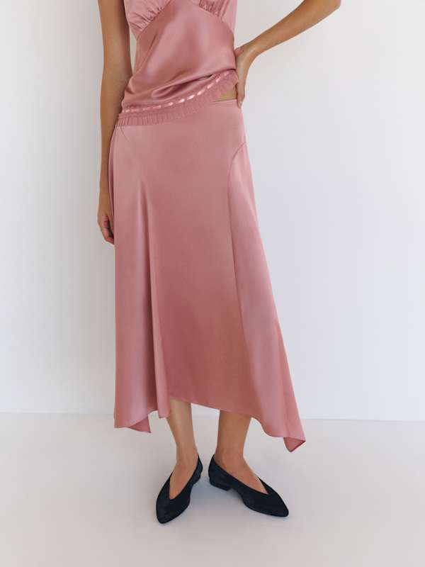 Mccall Silk Skirt - Memory Lane