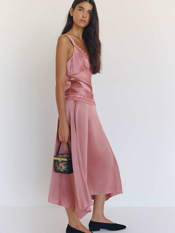 Mccall Silk Skirt - Memory Lane