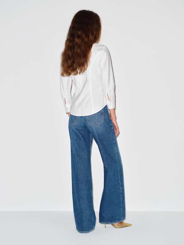 Katherine Poplin Shirt - Bright White