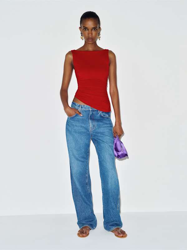 Piper Knit Top - Lipstick