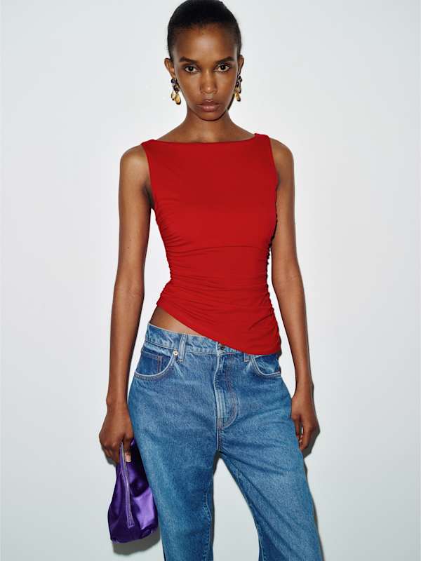 Piper Knit Top - Lipstick