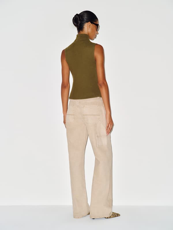 Colbie Knit Top - Moss Garden
