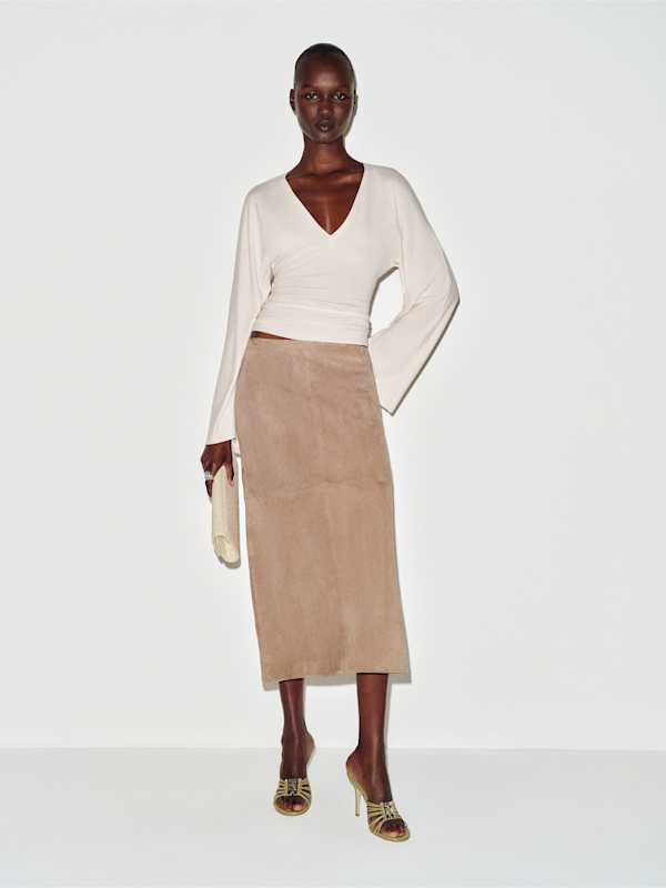 Hadley Knit Top - Fior Di Latte