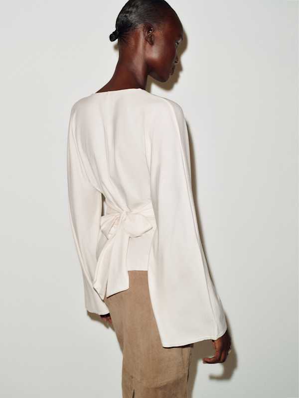 Hadley Knit Top - Fior Di Latte
