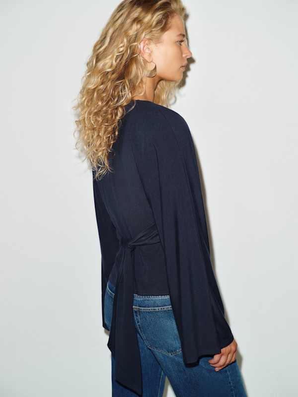 Hadley Knit Top - Midnight