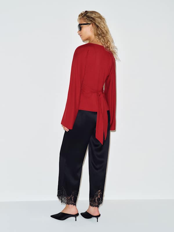 Hadley Knit Top - Sangre