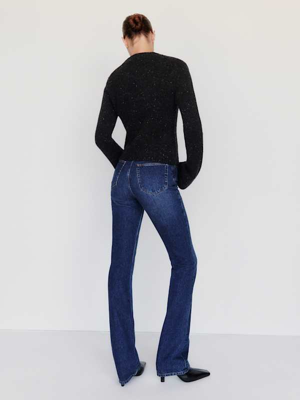 Ashley Regenerative Wool Crew - Black Sheep