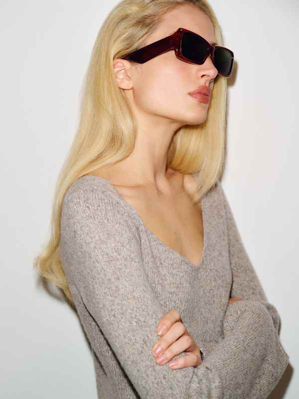 Nicoletta Regenerative Wool Scoop Neck Sweater - Cliff