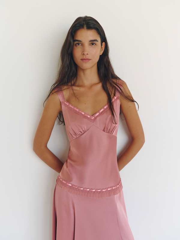 Salome Silk Top - Memory Lane