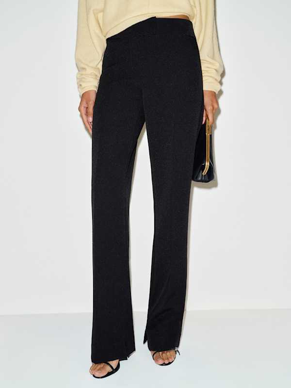 Pantalon taille basse Addison - Noir