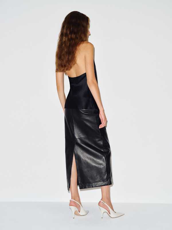 Sabi Silk Top - Black