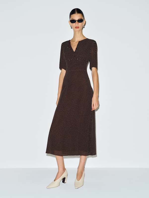 Nerine Dress - Pin Dot
