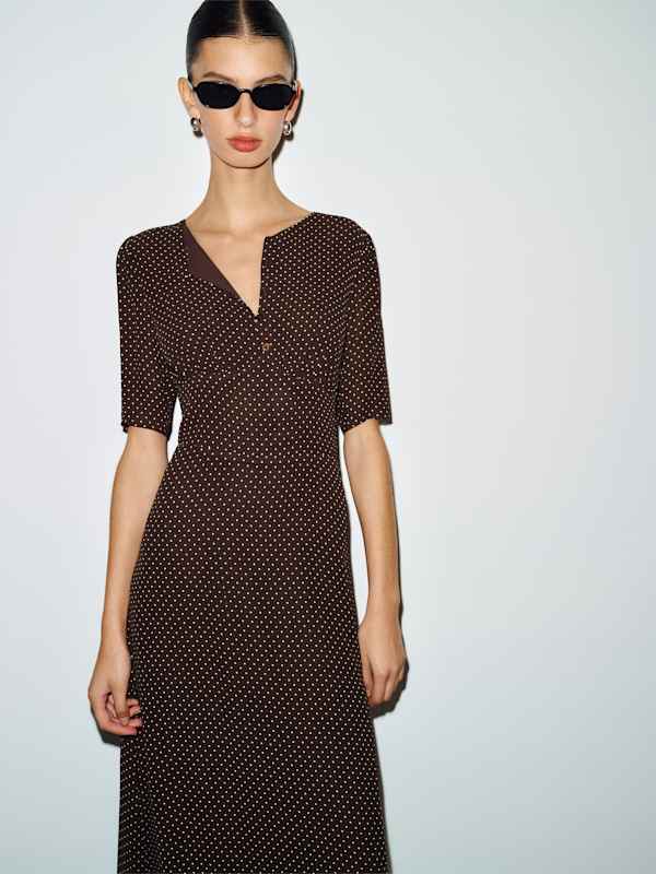 Nerine Dress - Pin Dot