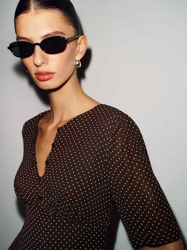 Nerine Dress - Pin Dot