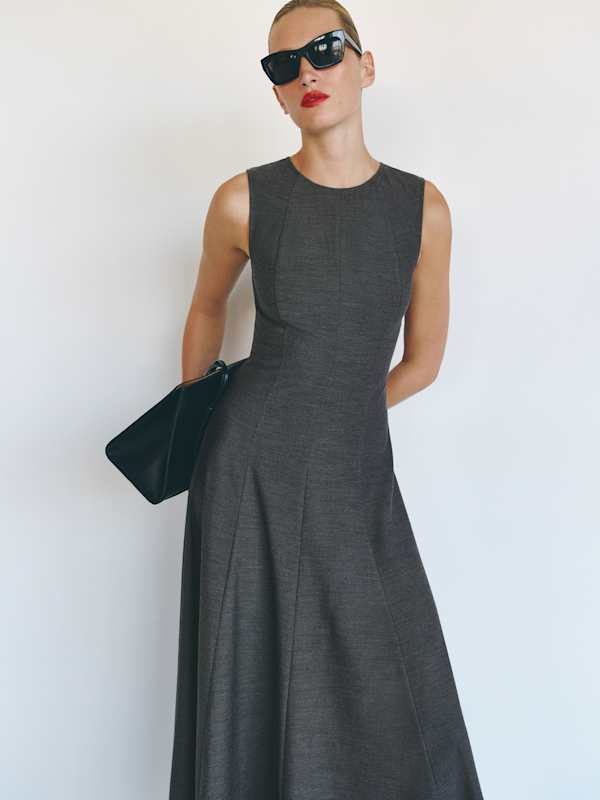 Cecilia Dress - Dark Grey